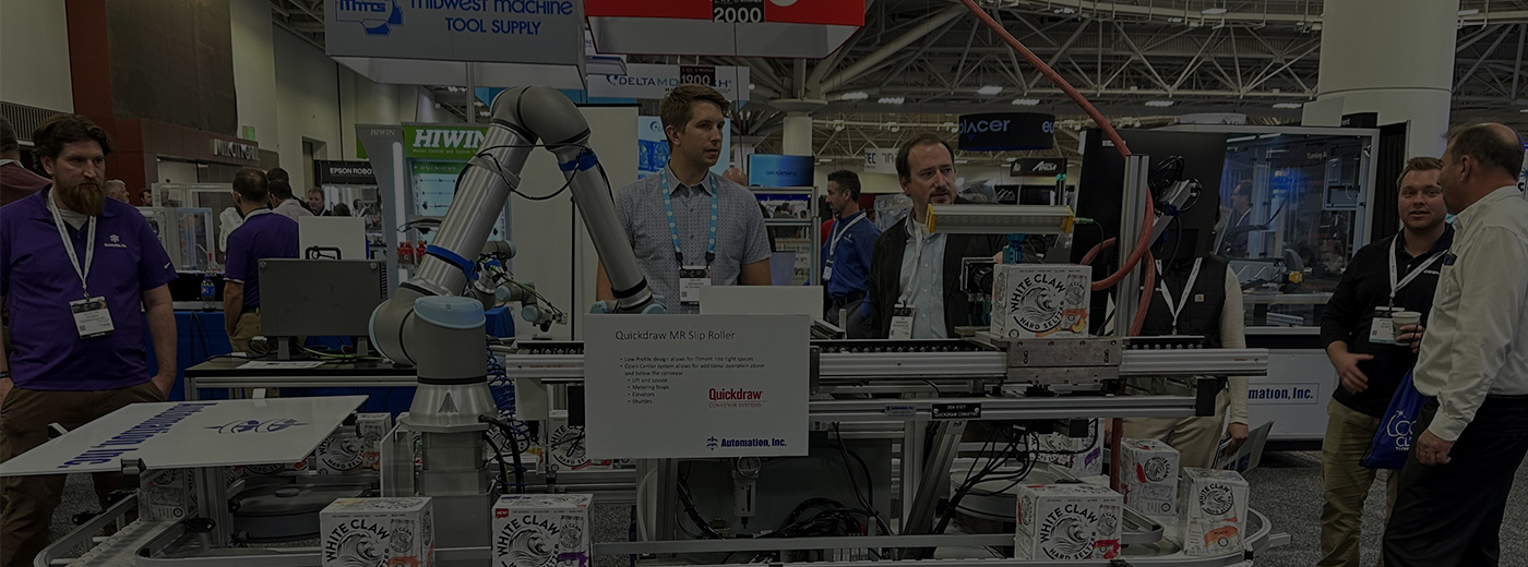Attendees witness the automation process in real time at exhibit at MD&M Midwest