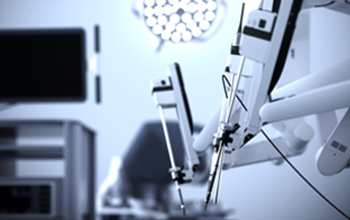 Medical equipment in an examining room